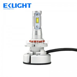 EKlight V9 9012 fan led headlight 10 times brighter than halogen bulbs