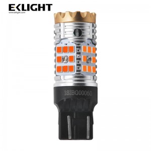 Eklight Canbus Error free 3157 1157 7443 amber/white dual color switchback led light Amber turn signal light