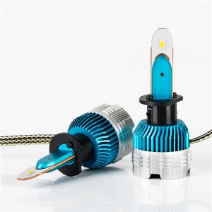 EKlight H3 Fan LED Headlight Bulbs Kit White Beam Replace Halogen Xenon