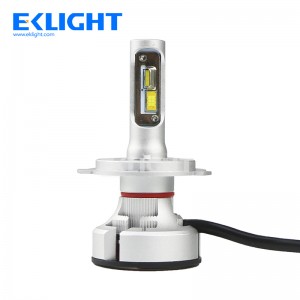 EKlight V9 H4 fan led headlight Perfect High/Low Beam Pattern