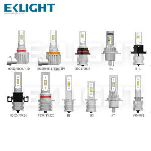 EKlight V12 Fanless H11 HIGH/LOW BEAM HEADLAMP/FOG LAMP