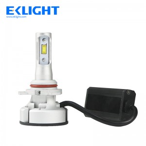 EKlight V9 9006 HB4 fan led headlight same Halogen bulb size